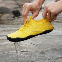 Adjustable Lace Water Shoes Breathable Quick Dry Beach Shoes For Men Women Non-Slip Aqua Sneakers For Outdoor Sports