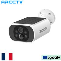 ARCCTV 2K WiFi Solar Camera Kleur Nachtzicht Tweerichtingsgesprek FHD Bewakingscamera Buiten Draadloos IP66 Waterdicht Sirene Alarm