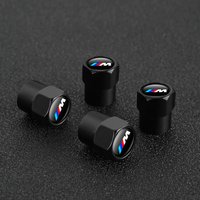 4Pcs Car Tire Valve Cap Dustproof Cover Holder Accessories For BMW M Performance E91 E60 E90 E39 E87 E36 E92 E70 E46 X3 X5 X1 X2