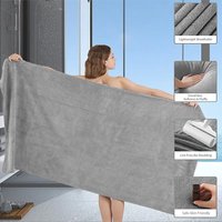 8Pcs Luxury Towel Set, 2 Bath Towels + 2 Hand Towels + 4 Washcloths, Soft Microfiber Absorbent Quick-Dry Durable, Perfect Gift f