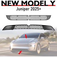 For 2025 2026 Tesla Model Y Juniper Inner Vent Grille Lower Bumper Anti Insect Net Air Inlet Dust Proof Cover Front Grill Mesh