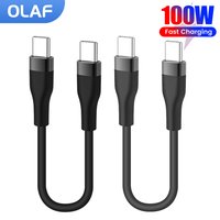 Short 25cm 50cm Type C to USB C Cable Fast Charging For Iphone 15 16 Xiaomi Samsung Huawei Laptops Power BanK USB C Data Cable