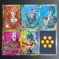 2026 DIY Texture Dragon Ball Super TCG Gohan Trunks Vegeta Hit Vegito EN Limited Edition Hot Foil Card Premium Collectible Cards