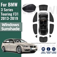 Custom For BMW 3 Series Touring F31 2013-2019 Full Cover Car Sunshade Front Windshield Frame Curtain Rear Side Window Sun Shade