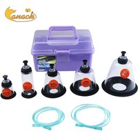 Canack Pet Oxygen Mask Kit Oxygen Inhalation Atomizing Mask for Cats and Dogs 5 Sizes Veterinary Clinic Supplies