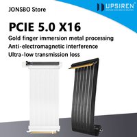 UPSIREN PCIE 5.0 x16 GPU extension cable Gold Finger Immersion Gold Process Anti-electromagnetic interference cable length 200MM