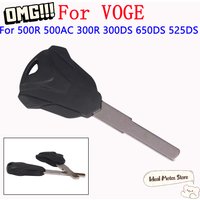 Motorcycle Key Blank Ignition Key Replacement For LONCIN VOGE 500R 500AC 525R 525DS 650DS 300DS 300R 300AC 300RR Accessories