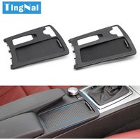 Car Central Armrest Drink Cup Holder Roller Shutter Frame Panel For Mercedes Benz W204 C C180 C200 C220 E W207 W212 E260 E300