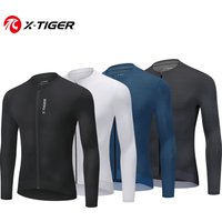 AliExpress X-TIGER Men's Cycling Jacket Autumn Three-pocket Reflective Cycling Jersey Sports Mountain Bike Shirt Ciclismo Long Sleeve