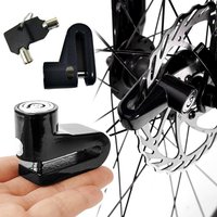Bicycle Disc Brake Anti-Theft Lock, Waterproof Portable Security Wheel Lock with Keys, Universal for Bike Motorcycle Electric