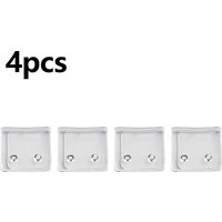 1/4Pcs Shower Curtain Clips Windproof Shower Curtain Clips For Side Of Shower Non Perforated Shower Curtain Clip Curtain Holder