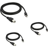 CPDD High Speed Type C to USB B Printer Cable USB B to USB C Printer Cable MIDI Cord Effortless Connect Devices 1m/1.5m/200cm