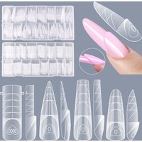 construction-free high-transparency seamless space with scale French nail extension nail tips nail art dedicated nail mold