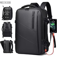 Weixier 16 Inch Large-capacity Men's High-end Backpack Computer Bag High-end Business Bag Expandable Backpack Witch USB