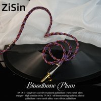 ZiSin-313 6-Core HIFI Earphone Upgrade Cable With 3.5/2.5/4.4mm MMCX/ 0.78 2Pin/Recessed-0.78 2pin For DB3 Moondrop TANCHJIM