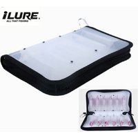 Portable Squid Bait Bag Octopus Egi Hook Storage Box Fishing Hard Lure Protective Cover Double Sided Squid Jig Hook bag Sea Tool