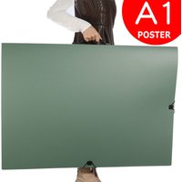 Large File Folder A1 Poster Paper Organizer Ring Binder HD Transparent Plastic Sleeves Display Book Folder For Documents Storage