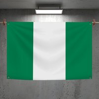 Nigeria Flags Custom Decorative Wall Hanging Banner Art for Bedroom Living Room Home Office Outdoor Decor Gift