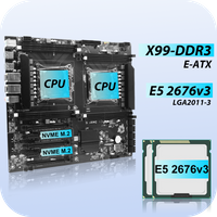 X99 DDR3 Server-Motherboard mit Dual-CPU und Intel Xeon E5-2676V3*2