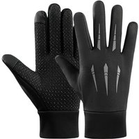 AliExpress WRELS Winter Warm Gloves Thicken Fleece Lining Cycling Gloves Anti-Slip Cold-proof Thermal Touchscreen Outdoor Sports Ski Gloves