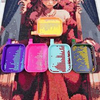 DIY Craft Large Diamond Painting Tray Embroidery Beading Plates Drill Storage Tray Large Capacity With Cover