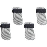 4Pcs Cat Protective Shoes Adjustable Anti-Scratch Boots Cat Paw Covers Breathable Mesh Footwear Shoes for Cats