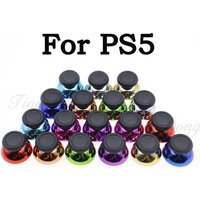 2pcs 3D Analog Electroplated Mushroom Head Thumbstick Cap Joystick Cover For PS5 BDM-010 020 030 Controller