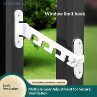 【ZYAA-1】1pc Adjustable Window Stopper Lock Limiter Latch Wind Brace Stay Position Stopper Casement Window Sash Blocking Lock