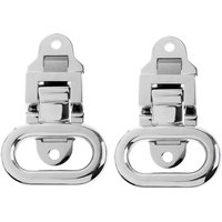 2Pcs 108X81mm Diamond Non-Slip 316 Stainless Steel Folding Mast Step Marine Boat Yacht Car RV Transom Step Fold Out Step
