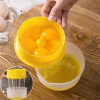 Egg Yolk Separator And Egg Separator Baking Tools Large Capacity Kitchen Accessories Clear Kitchen Gadgets