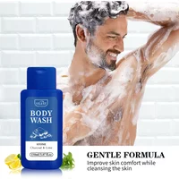 Men's Long-Lasting Fragrance Shower Gel 200ml - Improves Brightness, Deep Moisturizes & Refreshes Skin, Gentle Exfoliator.