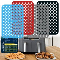 Air Fryer Silicone Mat For Ninja Foodi DZ201 Kitchen Non-stick Baking Mat Pastry Tool Accessories Bakeware Oil Mats Cake Grilled
