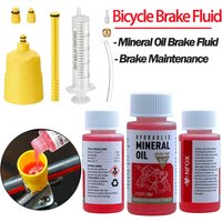 Hot Bicycle Brake Mineral Oil System 60Ml Fluid Cycling Mountain Bikes for Shimano 27Rd Bike Hydraulic Disc Brake Oil Fluid