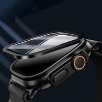 2PCS HD Metal Tempered Glass For Apple Watch Ultra 2-3 49mm Screen Protector Anti-Scratch Bumper Full Film for IWatch Ultra 49mm