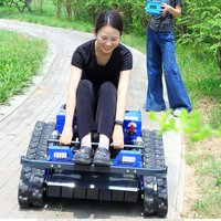 Customized Zero-Turn Remote Control Lawn Mower All-Terrain Self-Propelled Mower 550mm Cutting Width