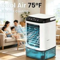 New Hot-Selling Atomizing Cold Fan Home Desktop Small Atomizing Fan Portable Mobile Mini Humidifying Fan With Ice Box.