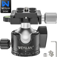 Tripod Head Camera Professional Low Profile Video Ball Head Mount 360 Panoramic Universal Ballhead for DSLR Tripod Monopod EH36S