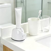 WIKHOSTAR Bathroom Accessories Set Rolling Toothpaste Squeezer Tube Toothpaste Dispenser Cleanser Squeezer Toothpaste Holder