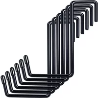 1/3/6/9Pcs S-Hooks Garage Hooks Heavy Duty Large No Drilling Required Ladder Bicycle Rafter Hanger Garden Organizer Tool