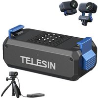 TELESIN Rechargeable Quick-Release Adapter Base Mount For DJI Osmo NANO Magnetic Two Claw Baseplate Adapter Sports Camera Parts