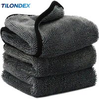 1/2/3PCS 500GSM Ultrafine Microfiber Car Drying Towel Lint-Free Streak-Free Soft Absorbent Quick Dry Cloth for Car