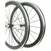 AliExpress NONE Width 23mm 700c Carbon Clincher Road Bike Wheel 50mm Alloy Aluminium Rim Brake Surface Ceramic Ratchet 36T Hub Bicycle Wheelset