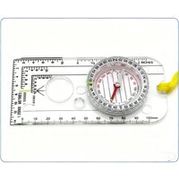 Outdoor Orienteering Compass Map Reading Ruler Scale, Survival Gear for Hiking Hunting Backpacking