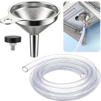 A65T-6Ft Magnetic Window Air Conditioner Drain Kit, Universal Portable AC Drain Hose Kit AC Drain Pipe Replacement Condensate