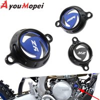 AliExpress NONE Engine Oil Filters Cover For YAMAHA YZ250F FZ250FX YZ450F FZ450FX WR250F WR450F 2016-2023 Motorcycle Clearness Caps Dirt Bike