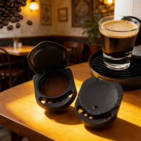 Refillable Pod for Dolce Gusto Stainless Steel Reusable Capsule, Easy to Fill & Clean Turns Your Machine into a Versatile Brewer