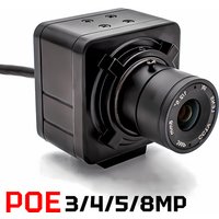 4K IP Camera Industrial Security Camera Mini Metal Box Support RTSP Onvif POE For Machine Vision With 4mm/6mm/8mm/12mm/16mm Lens