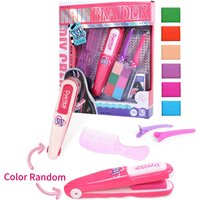 DIY Color Hair Stick Set Girl Toy Washable Hair Chalk Set Toy Temporary Bright Hair Dyeing Chalk Comb Set Children's Toy