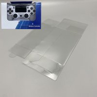 Transparent Clear Box for PS4 DualSense 4 Wireless Controller CN HK JP Edition PET Plastic Storage Display Box