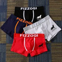 Men's Classic Fashion Solid Color Underwear Comfortable Plus Size Teenage Black Boxer Shorts Base Shorts